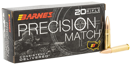 Barnes Precision Match 300 Blackout 220gr Hollow Point Bullets 20ct