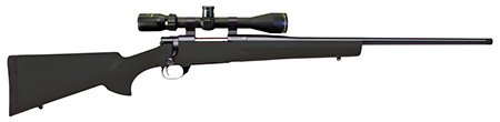 Howa M1500 Hogue .270 Win, 22" Barrel, 5+1 Capacity, Blued Steel Receiver, Black Hogue OverMolded Synthetic Stock, Includes Nikko Stirling GamePro 4-12x40mm Scope