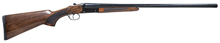 Pointer FT61228 Side By Side, 12 Gauge, 3" Chamber, 2-Round Capacity, 28" Blued Barrel/Receiver, Fixed Walnut Stock
