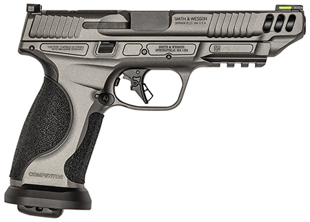 Smith & Wesson M&P9 Performance Center 9mm Compact Pistol - 10+1 Rounds, 5" Barrel, Optics Ready, Gray Finish, Includes Two 10-Round Magazines