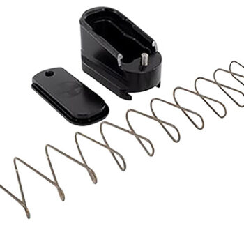 Glock 43 Shield Arms Black Anodized Aluminum +2 Extended Magazine Extension