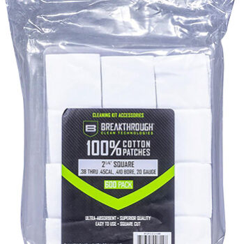 Breakthrough Clean Gun Cleaning Patches Square .38-.45 .410-20 Gauge 600 Pieces