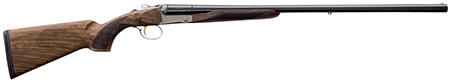 Charles Daly 512 Superior 12 Gauge Side by Side Shotgun, 28" Gloss Blued Steel Barrel, 3" Chamber, 2-Round Capacity, Silver Steel Receiver, Oiled Walnut Fixed Checkered Stock and Forend, Includes 5 Choke Tubes