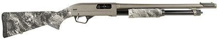 Winchester SXP Hybrid Defender 20 Gauge Shotgun 3" 5+1 18" Gray Barrel TrueTimber Midnight Synthetic Fiber Optic