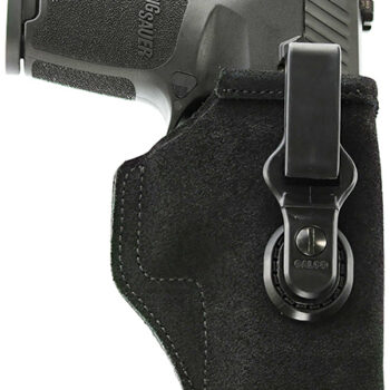 Galco TUC884B Tuck-N-Go 2.0 IWB Black Leather UniClip/Stealth Clip Fits Staccato P Ambidextrous