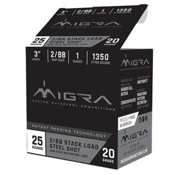 Migra Ammunitions M20S46 Combinational  20Gauge 3" 1oz 4/6Shot 25 Per Box/10 Case