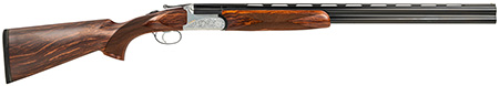 Fausti Caledon 16 Gauge Over/Under Shotgun 28" Barrel Engraved Stainless Receiver Wood Stock Bead Sight