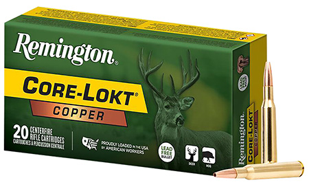 Remington 243 Winchester Core-Lokt Copper Hollow Point 85gr Rifle Ammunition 20rds/Box