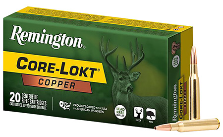 Remington 270 Winchester 130gr Copper Hollow Point Ammunition Core-Lokt 20 Rounds