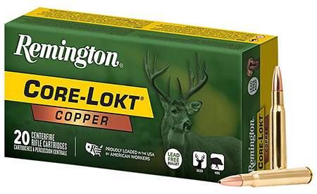 Remington 30-06 Springfield 150gr Copper Hollow Point Hunting Rifle Ammunition Core-Lokt 20 Rounds