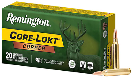 Remington 300 Win Mag 180gr Copper Hollow Point Ammunition Core-Lokt 20 Rounds/Box
