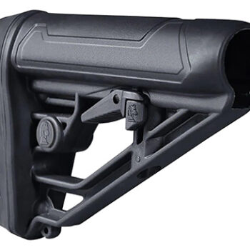 Adaptive Tactical EX Performance Adjustable M4 Stock Black for AR-Platform (Mil-Spec Buffer Tubes)