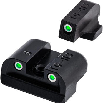 TruGlo Tritium Sight Set, Black with Green Tritium Front & Rear