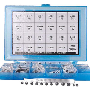 Pachmayr 03054 Master Gunsmith Screw Kit Blue Universal 277 Pieces