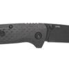 SOG Folding Knife Adventure LB 3.5-Inch Drop Point Black TiNi Blade Textured GRN Handle 1 155807