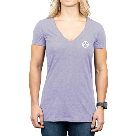 Magpul MAG1343 Unfair Advantage Women's Orchid Heather Cotton Polyester Short Sleeve T-Shirt 3XL