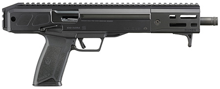 Ruger LC Charger 5.7x28mm Pistol - 20+1 Rounds, 10.30" Black Nitride Steel Threaded Barrel, M-LOK Handguards, Black Hard Coat Anodized Receiver with Picatinny Rail, Black Polymer Grips, Ambidextrous Controls
