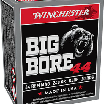 Winchester 44 Remington Mag 240gr Semi-Jacketed Hollow Point Ammunition 20 Rounds Per Box