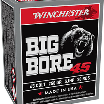 Winchester 45 Colt 250gr Semi-Jacketed Hollow Point Ammunition 20 Rounds per Box