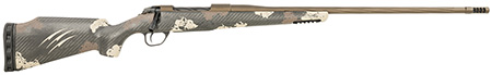 Fierce Twisted Rage 7mm PRC 24" Fluted Threaded Barrel Midnight Bronze Trophy Camo Rifle - 3+1 Capacity