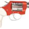 Charter Arms Chic Lady 38 Special 5-Shot Revolver 2-Inch Barrel Stainless Steel Cylinder Red Aluminum Frame White Pearl Grips Exposed Hammer 2 157362