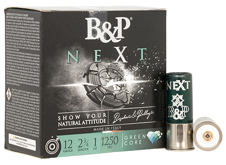 B&P 12B1NX75 Next  12Gauge 2.75" 1oz 7.5Shot 25 Per Box/10 Case