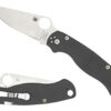 Spyderco C81GPDGY2 Para Military 2 3.47" Folding Plain Satin Maxamet Steel Blade/Dark Gray Textured G10 Handle Includes Pocket Clip 2 158055