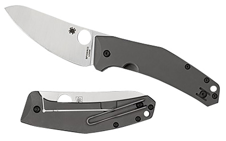 Spyderco C211TIP SpydieChef Salt 3.32" Folding Plain LC200N Blade Satin Titanium Handle Includes Pocket Clip 3 Spyderco C211TIP SpydieChef Salt 3.32" Folding Plain LC200N Blade Satin Titanium Handle Includes Pocket Clip