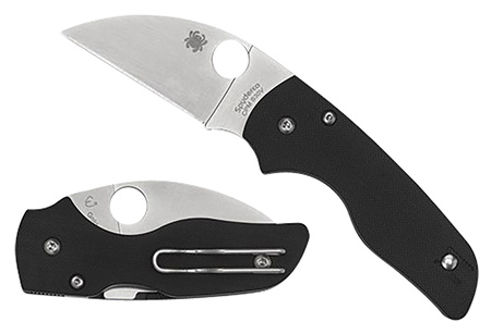 Spyderco C230GPWC Lil' Native  2.44" Folding Wharncliffe Plain CPM S30V SS Blade/Black Textured G10 Handle Includes Pocket Clip
