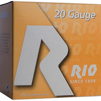 Rio 20 Gauge 3" 1-1/4 oz. 5 Shot Game Load Shotgun Ammunition 25 Rounds per Box