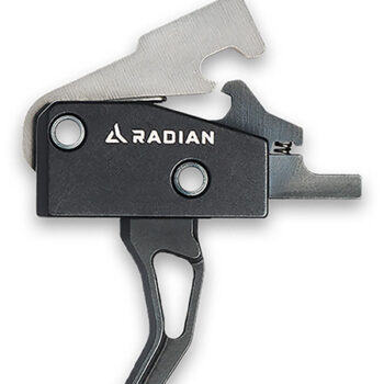 Radian Weapons ACC001 Vertex  Single-Stage, Curved Face, 3.50-4 lbs, Black, Fits AR-Platform