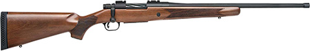Mossberg Patriot Walnut .400 Legend, 20" Fluted Barrel with Recessed Match Crown, Blued Barrel and Receiver, Walnut Stock, Spiral-Fluted Bolt, Adjustable LBA Trigger, Weaver Scope Mount, 4+1 Capacity