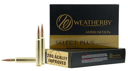 Weatherby Select Plus .280 Ackley Improved 150gr Swift Scirocco 20 Rounds