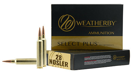 Weatherby Select Plus 28 Nosler 150gr Swift Scirocco 20 Rounds