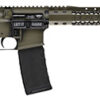 Black Rain Ordnance Spec 15+ We The People 5.56x45mm NATO, 16" Barrel, 30+1 Capacity, Green Battleworn with Deep Engraving, 15" Slim M-LOK, Magpul Grip, Carbine Stock, Castle Flash Hider 2 158561