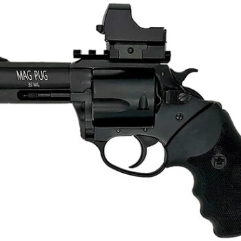 Charter Arms Mag Pug .357 Mag Revolver 5-Shot 3-Inch Barrel Picatinny Rail Black Steel Frame Rubber Grip Optic-Ready