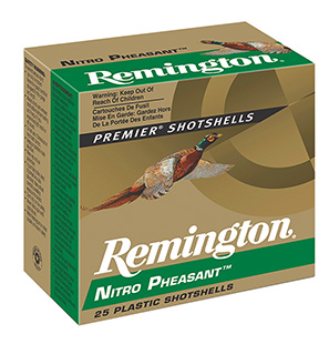 Remington 12 Gauge 2.75" 1 3/8oz 6 Shot Nitro Pheasant Shotgun Ammo 25 Rounds Per Box
