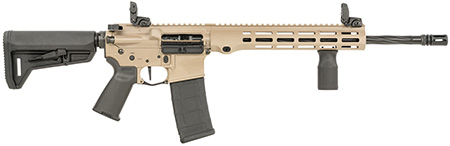 Maxim Defense MD15 L 5.56x45mm NATO, 16" Fluted Barrel, 30+1 Capacity, FDE Receiver with M-LOK Handguard, Black Magpul Furniture, SL-K Stock, MBUS Sights, Blackout Defense Flat Trigger 3 Maxim Defense MD15 L 5.56x45mm NATO, 16" Fluted Barrel, 30+1 Capacity, FDE Receiver with M-LOK Handguard, Black Magpul Furniture, SL-K Stock, MBUS Sights, Blackout Defense Flat Trigger