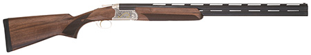 TriStar Trinity II Over/Under 12 Gauge Shotgun, 28" Blued Barrel, 3" Chamber, 2-Round Capacity, Silver Steel Receiver, Deluxe Walnut Furniture, Fiber Optic Sight, Includes 5 Chokes