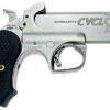 Bond Arms Cyclops .45-70 Gov Big Bore Derringer, 4.25" Engraved Stainless Steel Barrel, 1-Round Capacity, Matte Stainless Steel Frame, Black Extended B6 Resin Grip, Includes Holster 2 159929
