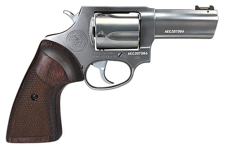 Taurus 605 Executive .357 Mag / .38 Special +P Revolver 5-Round 3" Barrel Stainless Steel Polished Altamont Wood Grips Nanuk Case