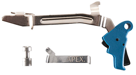 Apex Tactical Action Enhancement Slim Blue Drop-In Trigger Compatible with Glock Gen 3-4 17/19/22-27/31/32/33/34/35