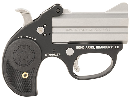 Bond Arms Stinger .22 LR Derringer Pistol 2-Shot 3-Inch Double Barrel Stainless Steel