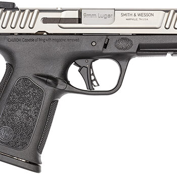 Smith & Wesson SD9 2.0 Compact Frame 9mm Luger, 16+1, 4" Stainless Steel Barrel, Satin Stainless Steel Serrated Slide, Black Polymer Frame with Picatinny Rail, Black Textured Polymer Grip