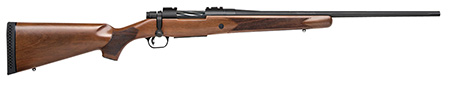Mossberg Patriot 350 Legend Bolt-Action Rifle 22" Fluted Barrel Walnut Stock Spiral-Fluted Bolt Adjustable Trigger Weaver Scope Mount