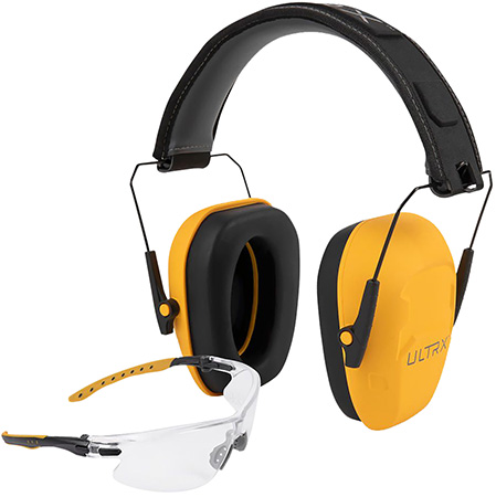 Allen Shooting Safety Glasses and Ear Muffs Combo 23dB Yellow