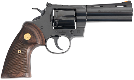 Colt Python 357 Mag Revolver 6-Shot 4.25" Barrel Matte Black Stainless Steel Walnut Grip
