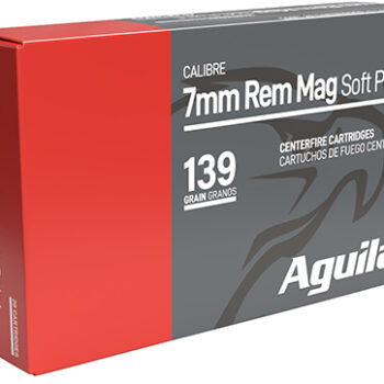 Aguila 7mm Remington Mag 139gr InterLock Boat Tail Soft Point Rifle Ammunition 20 Rounds