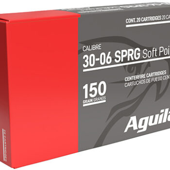 Springfield 30-06 150gr InterLock Boat Tail Soft Point Rifle Ammunition Aguila 8108AG 20 Rounds