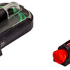 HiViz FastDot H3 Sight Set for Glock MOS - Red Fiber Optic Front Green Tritium Rear 1 161806